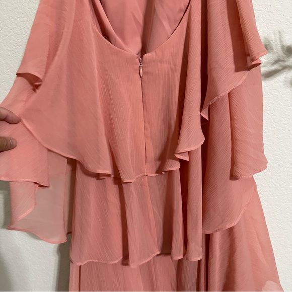 NWT ANTONIO MELANI Mariella Crinkled Chiffon Halter Neck Sleeveless Maxi Dress - Picture 12 of 13